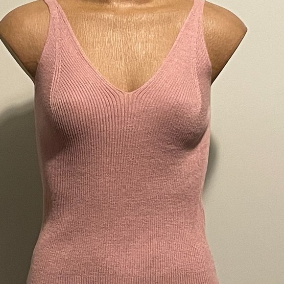 NWT - ONLY - Knit Tank Top - Dusty rose - Size Large - Picture 2 of 8